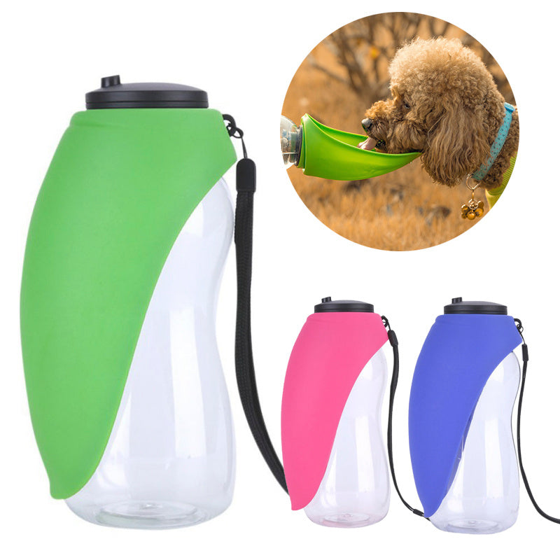 Portable Pet Water Bottle & Bowl for Dogs