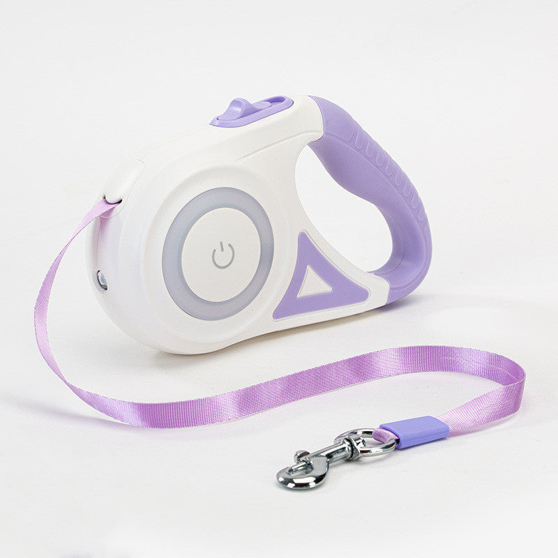 Retractable Dog Leash – Spotlight for Night Walks!